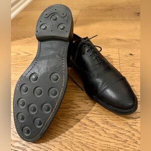 Allen Edmonds Black Park Avenue Oxfords with Rubber Sole